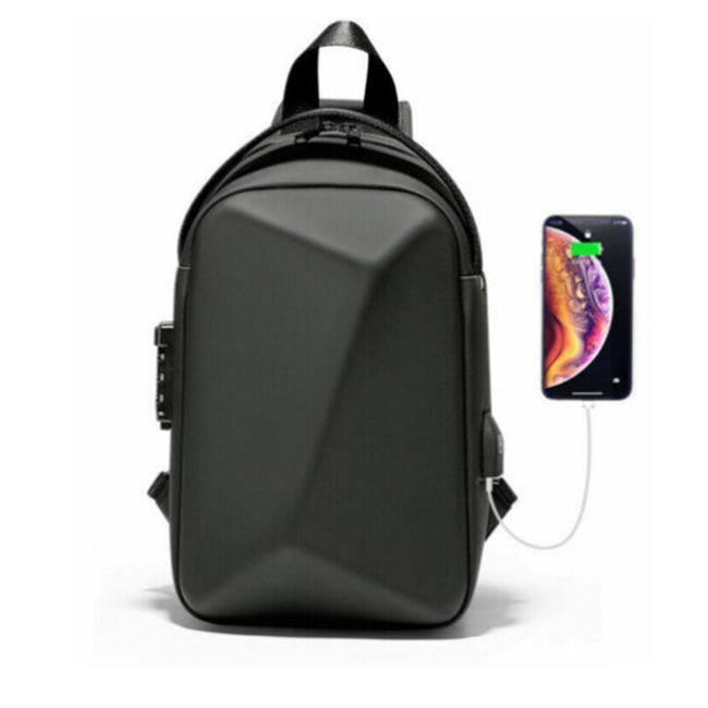 Anti-theft Waterproof Crossbody Bag With USB Charging