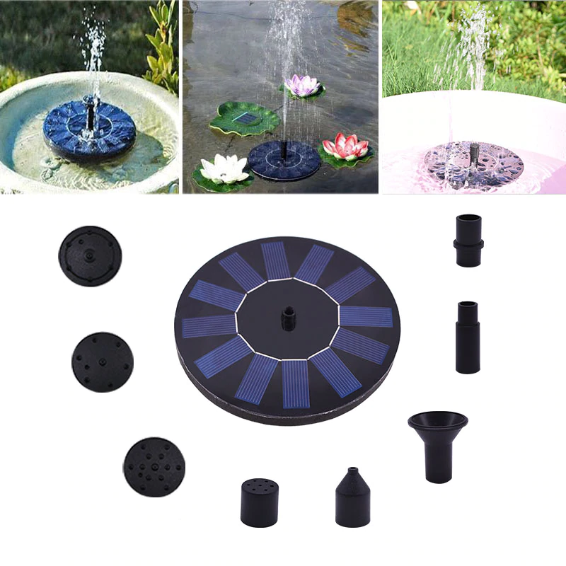 Mini Solar Floating Water Fountain