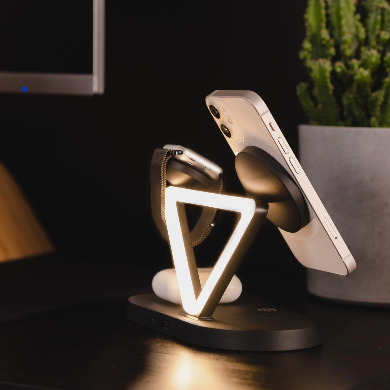 3 in 1 Premium wireless charging station