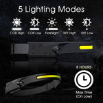 Waterproof 230° LED Headlamp