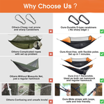 Enclosed Camping Hammock with Mosquito Net 2 Person