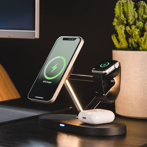 3 in 1 Premium wireless charging station