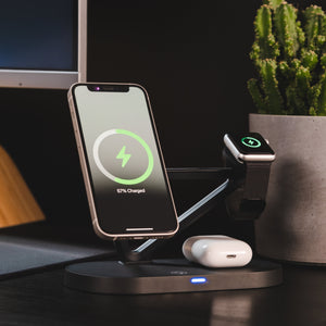 3 in 1 Premium wireless charging station