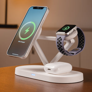 3 in 1 Premium wireless charging station