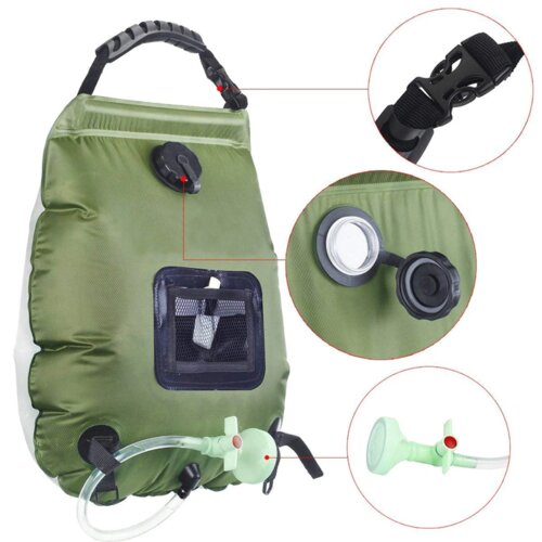 Outdoor Camping Solar Shower Bag