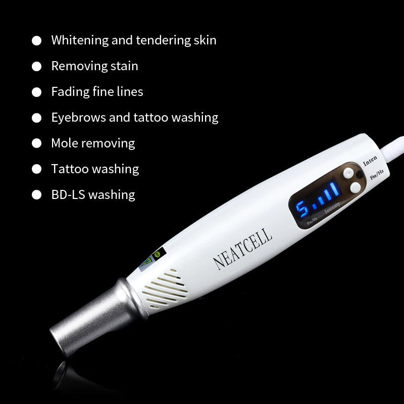 Professional laser Pen tattoo removal, Mole, Freckles, Acne removal