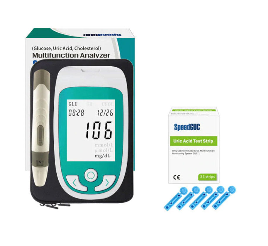 Cholesterol Home Test Kit 3 In 1 Monitor Set