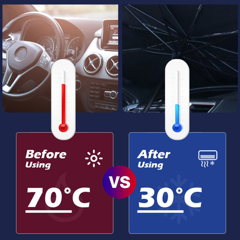 Windshield Sunshades Umbrella | Foldable Umbrella for Cars & Trucks
