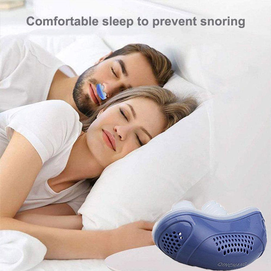 Maskless Micro CPAP Anti Snoring Electronic Sleep Apnea Device