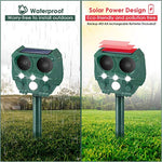 Ultrasonic Pest and Birds Repeller: Long Range Solar Powered animals Repellent