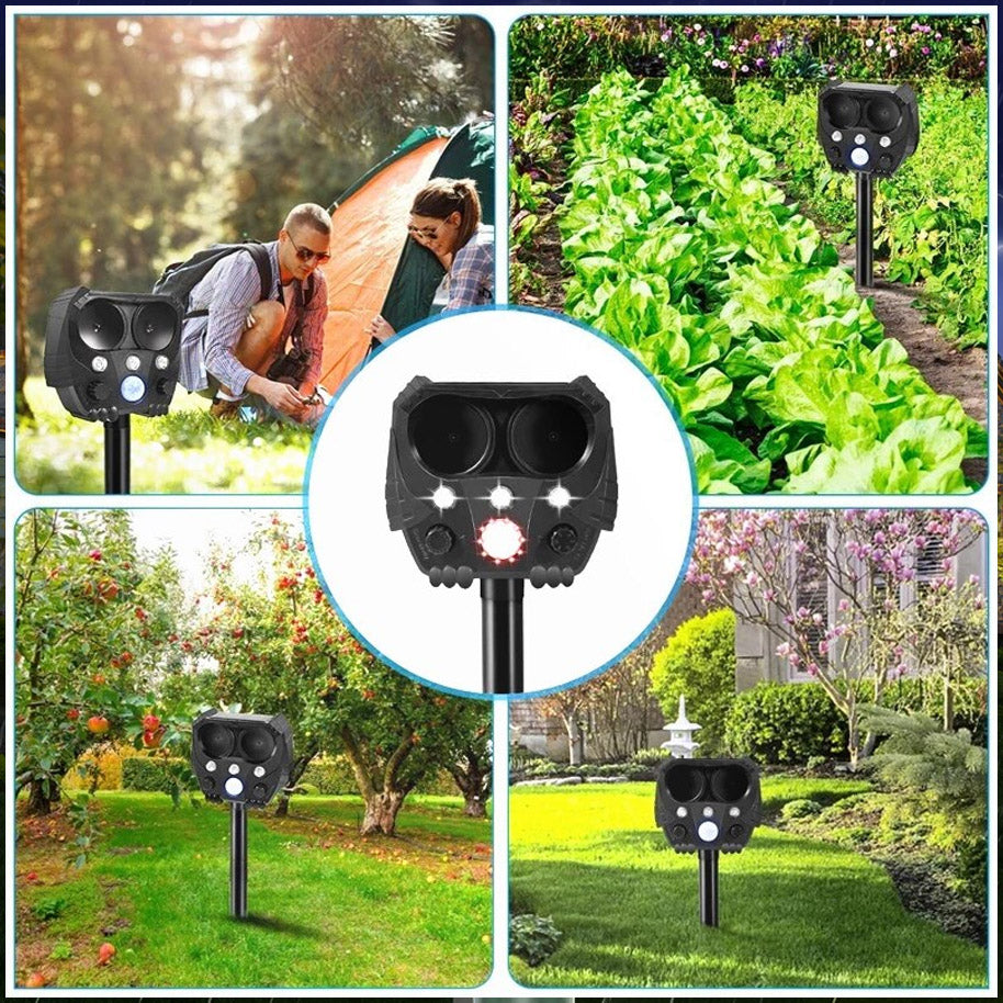 Ultrasonic Pest and Birds Repeller: Long Range Solar Powered animals Repellent